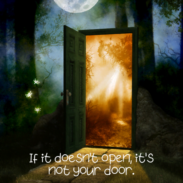Read more about the article If it doesn’t open, it’s not your door.