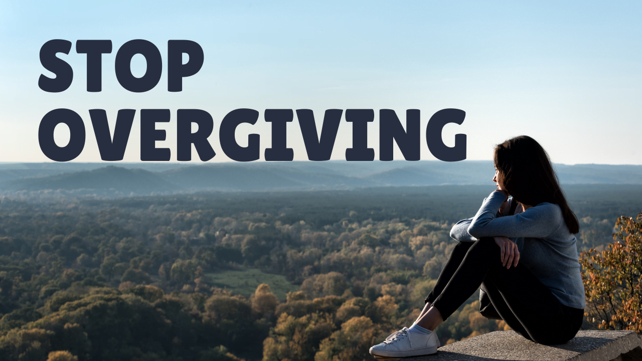 You are currently viewing When You Overgive: Stop Crossing Oceans for People Who Wouldn’t Jump Puddles for You