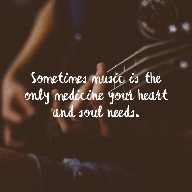 Read more about the article Sometimes music is the only medicine your heart and soul needs.