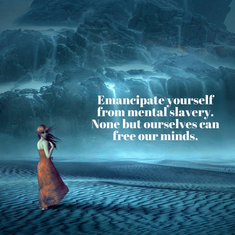 Read more about the article Emancipate yourself from mental slavery. None but ourselves can free our minds.