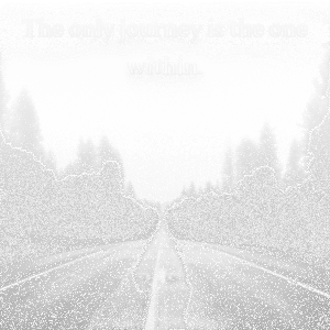 Read more about the article The only journey is the one within.