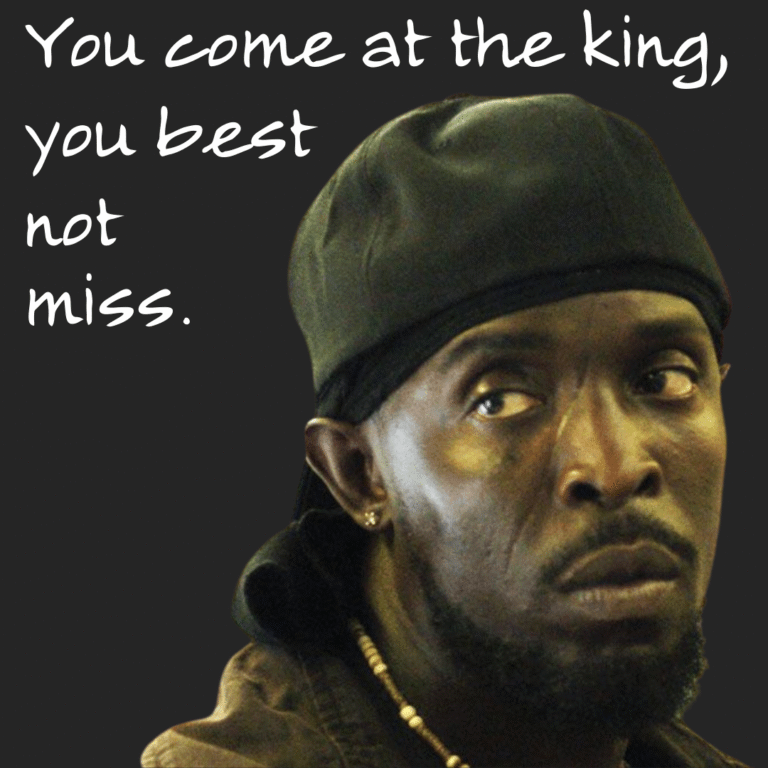 Read more about the article You come at the king, you best not miss.