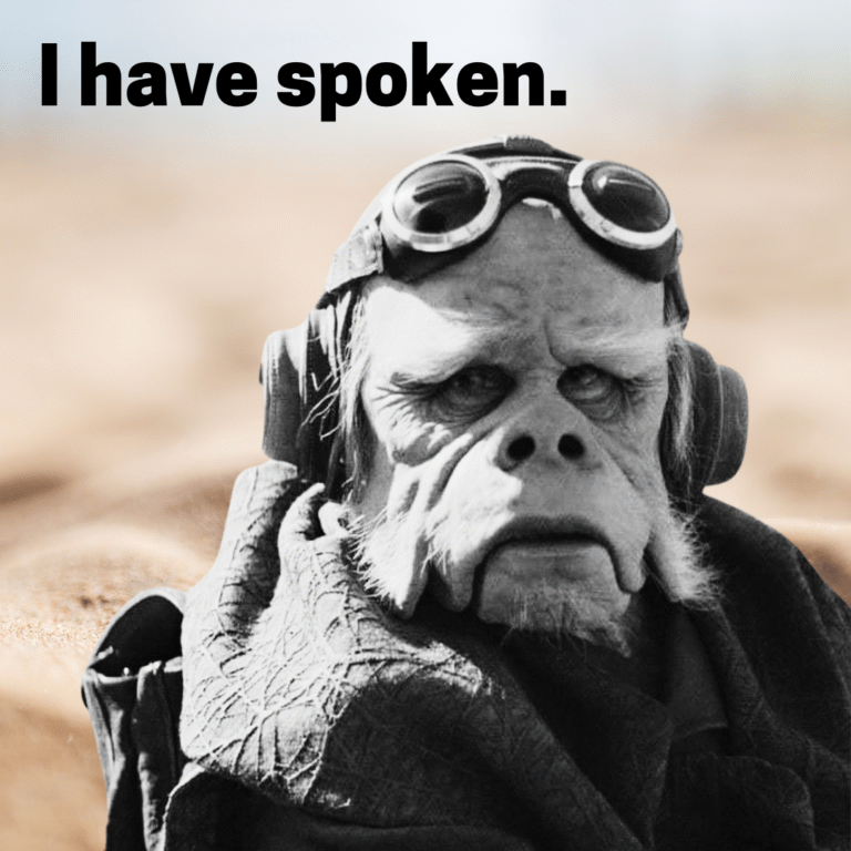 Read more about the article I have spoken.