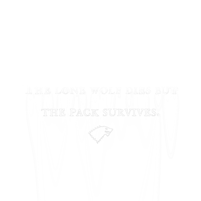 Read more about the article The lone wolf dies but the pack survives.