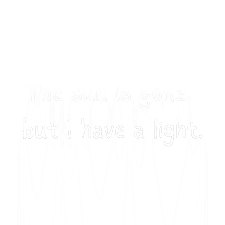 Read more about the article The sun is gone, but I have a light.