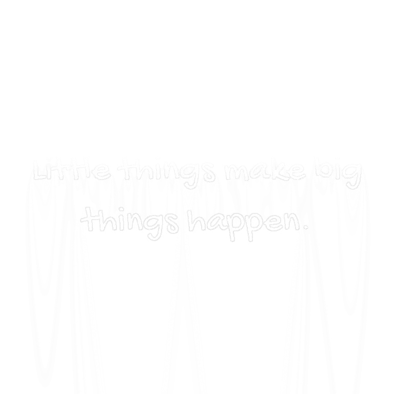 Read more about the article Little things make big things happen.